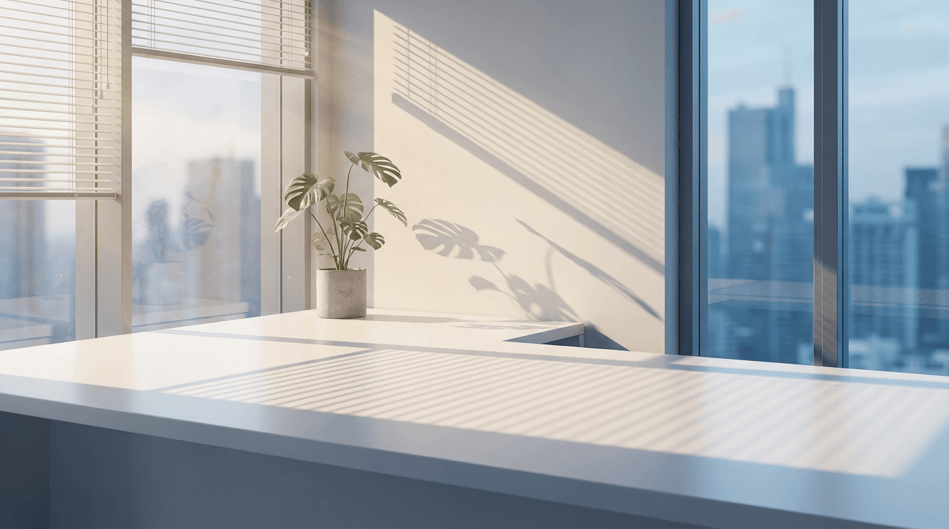 Finished commercial office interior